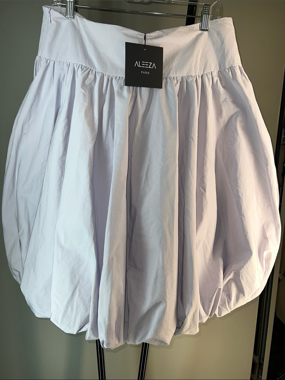 Aleeza Paris Lilac Bubble Mini Skirt